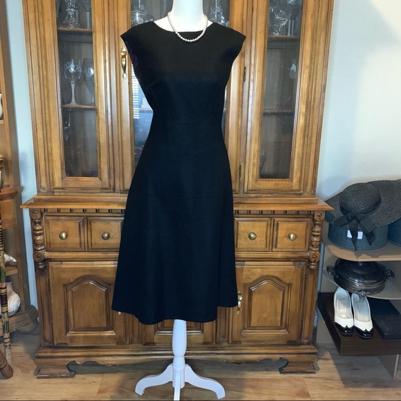 1960s A-Line Day Dress, SZ M - Picture 2 of 6